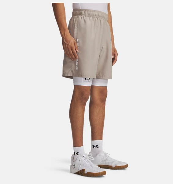 Vizon Erkek UA Tech Dokuma Wordmark Şort