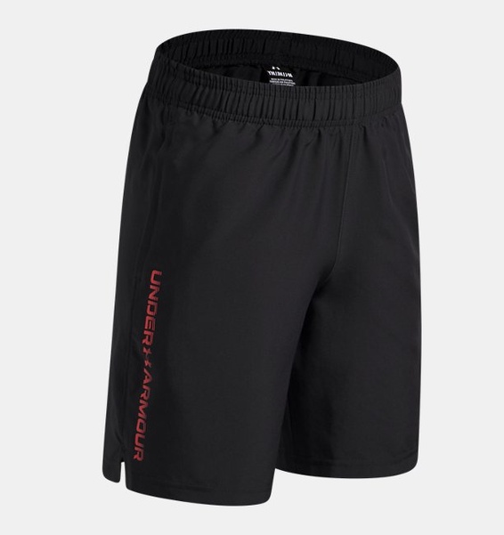 Siyah Erkek Çocuk UA Tech Woven Wordmark Şort