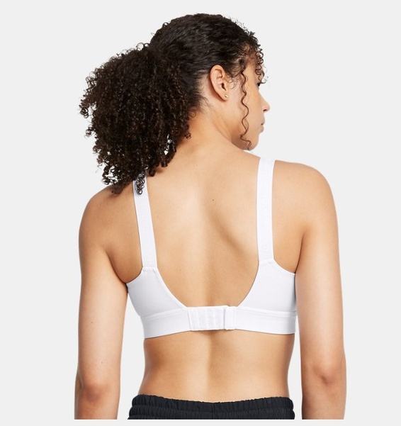 Beyaz Kadın UA Infinity High 2.0 Spor Sütyeni