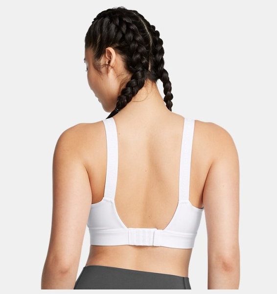 Beyaz Kadın UA Infinity High 2.0 Spor Sütyeni