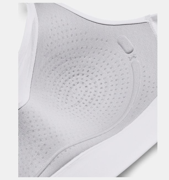 Beyaz Kadın UA Infinity High 2.0 Spor Sütyeni
