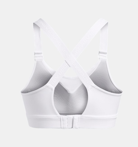 Beyaz Kadın UA Infinity High 2.0 Spor Sütyeni