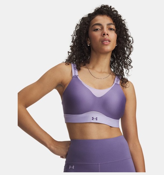 Mor Kadın UA Infinity High 2.0 Spor Sütyeni