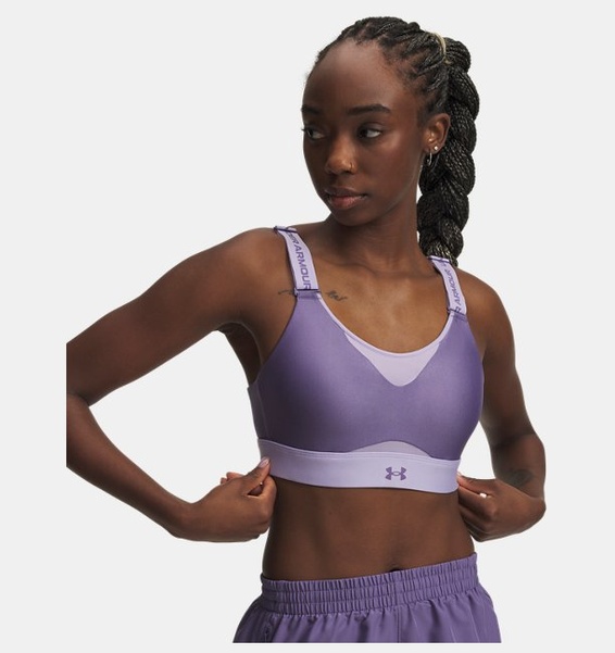 Mor Kadın UA Infinity High 2.0 Spor Sütyeni