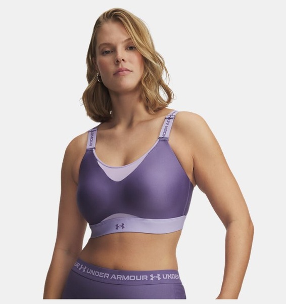 Mor Kadın UA Infinity High 2.0 Spor Sütyeni