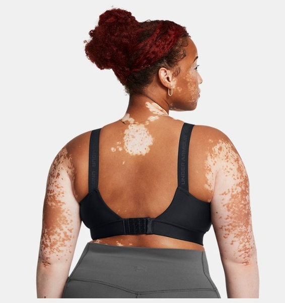 Siyah Kadın UA Infinity Mid 2.0 Spor Sütyeni