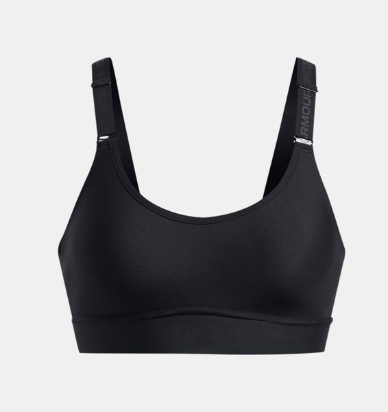 Siyah Kadın UA Infinity Mid 2.0 Spor Sütyeni