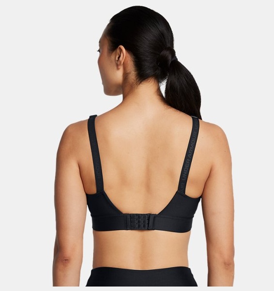 Siyah Kadın UA Infinity Mid 2.0 Spor Sütyeni