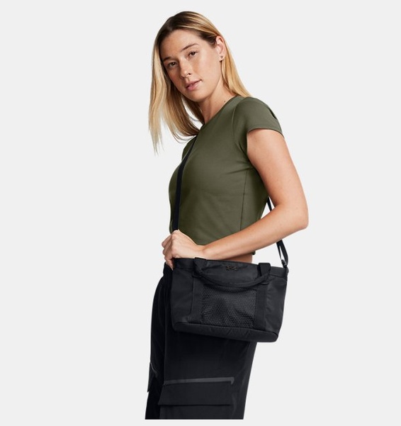 Siyah Kadın UA Studio Mini Çapraz Tote Spor Çanta