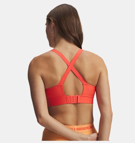 Kırmızı Kadın UA Infinity Mid 2.0 Spor Sütyeni