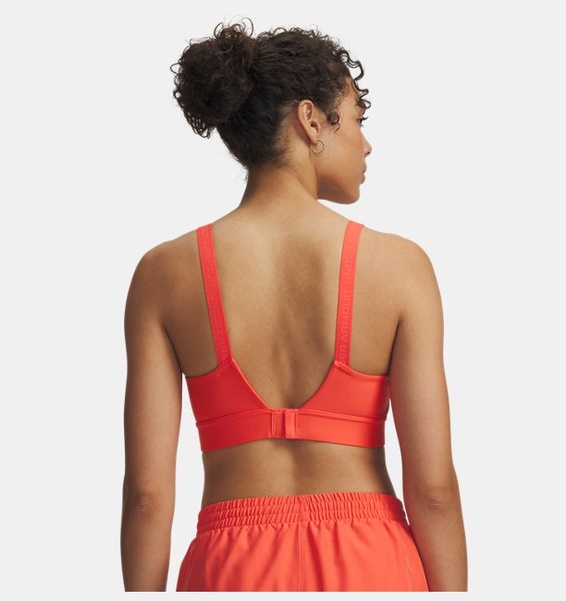 Kırmızı Kadın UA Infinity Mid 2.0 Spor Sütyeni