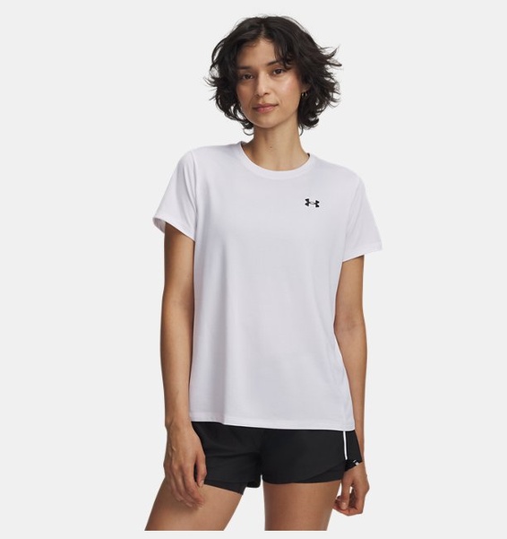 Beyaz Kadın UA Tech Solid T-shirt