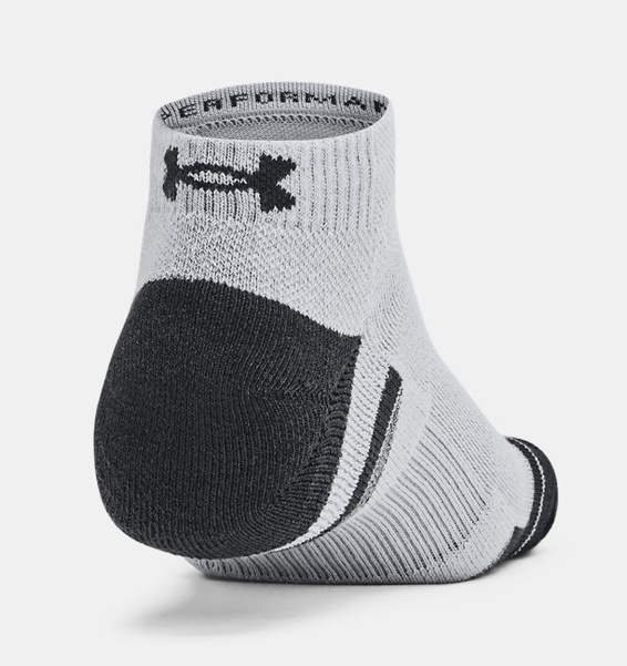 Gri Unisex UA Unisex UA Perf Tech 6'lı Paket Çorap