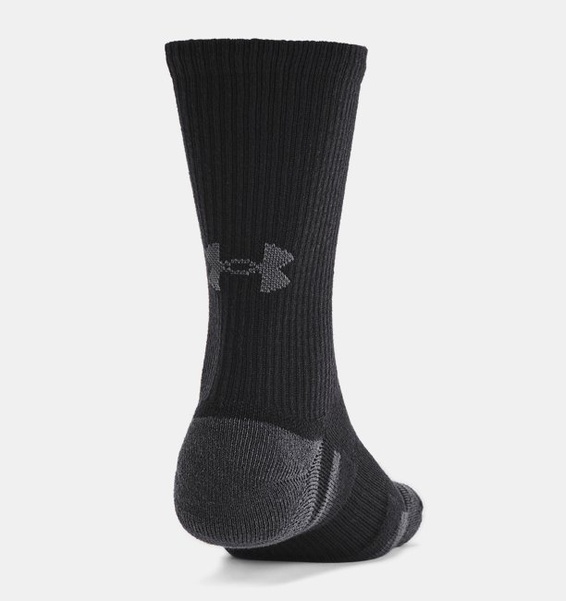 Siyah Unisex UA Perf Tech 6’lı Paket Crew Çorap