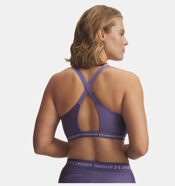 Mor Kadın UA Crossback Low Spor Sütyeni