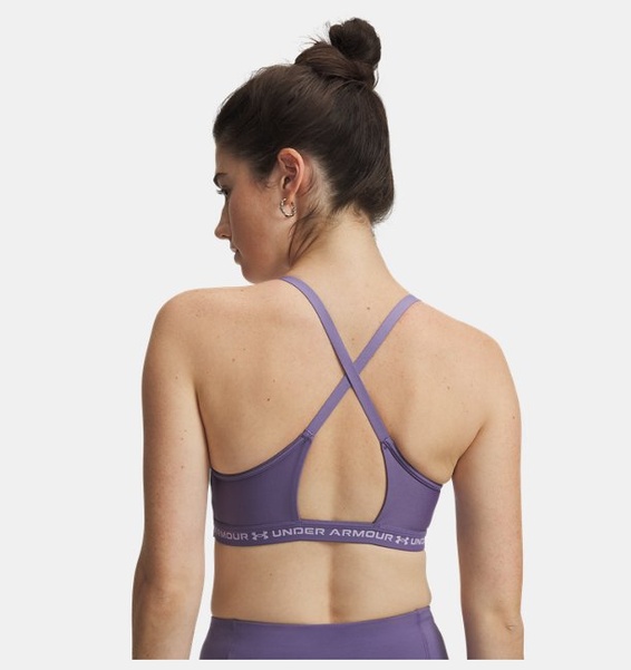 Mor Kadın UA Crossback Low Spor Sütyeni