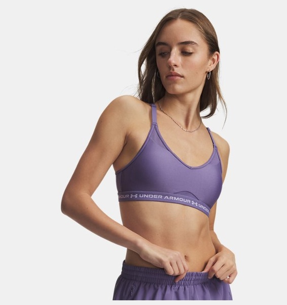 Mor Kadın UA Crossback Low Spor Sütyeni