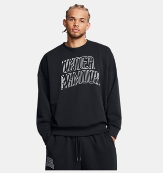 Erkek UA Icon Heavyweight Terry Oversized Bisiklet Yaka Sweatshirt
