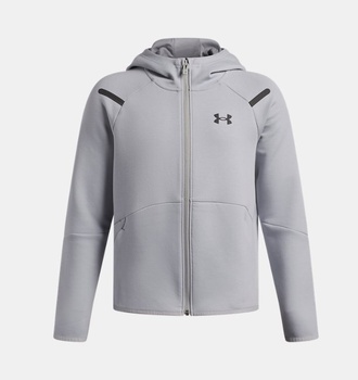 Çocuk UA Unstoppable Fleece Tam Fermuarlı Sweatshirt