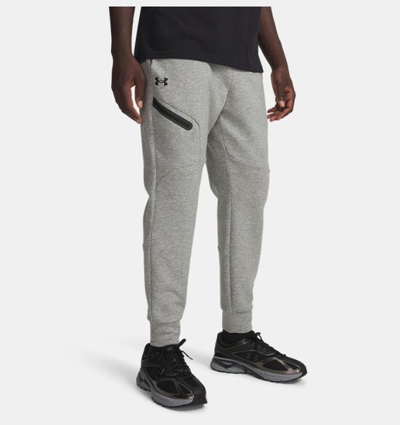 Gri Erkek UA Unstoppable Fleece EU Eşofman Altı