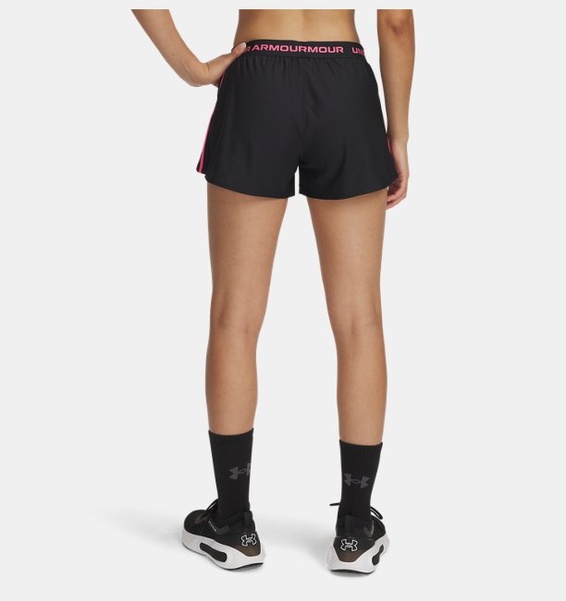 Siyah Kadın UA Tech Play Up Şort