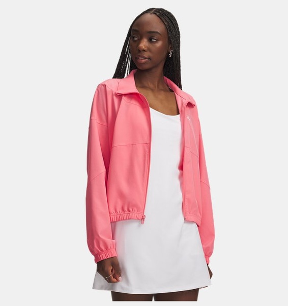 Pembe Kadın UA Rival Woven Ceket