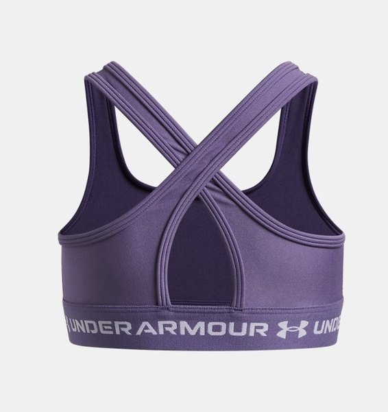 Mor Kız Çocuk UA Crossback Spor Sütyeni