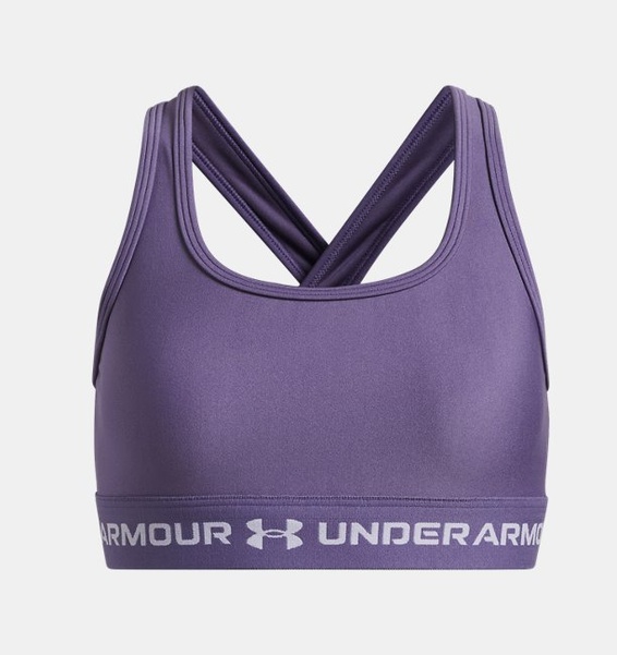 Mor Kız Çocuk UA Crossback Spor Sütyeni