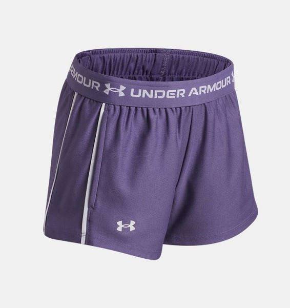 Mor Kız Çocuk UA Tech Play Up Şort