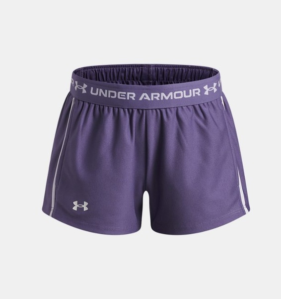 Mor Kız Çocuk UA Tech Play Up Şort