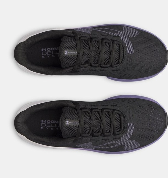 Siyah Kadın UA Charged Pursuit 4 Koşu Ayakkabısı