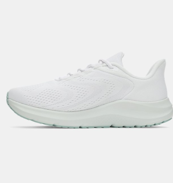 Beyaz Kadın UA Charged Pursuit 4 Koşu Ayakkabısı