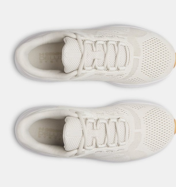 Beyaz Kadın UA Charged Pursuit 4 Koşu Ayakkabısı