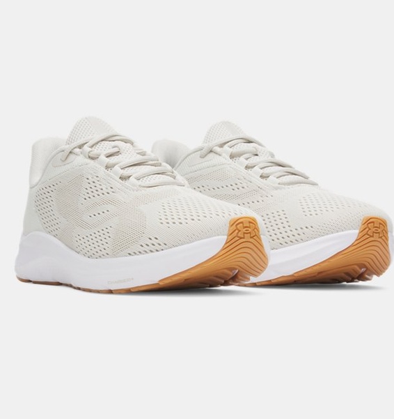 Beyaz Kadın UA Charged Pursuit 4 Koşu Ayakkabısı