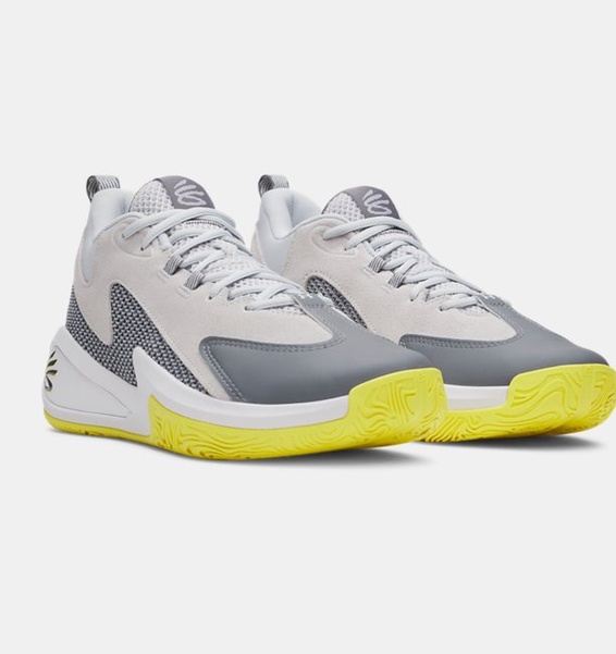 Gri Erkek UA Curry 3Z 25 Suede Basketbol Ayakkabısı