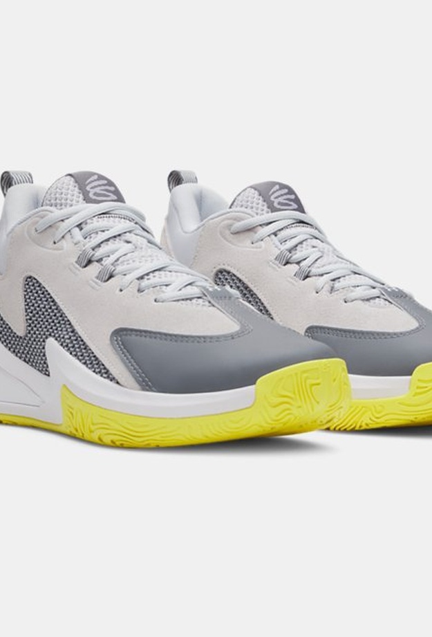 Erkek UA Curry 3Z 25 Suede Basketbol Ayakkabısı Gri 198633885740