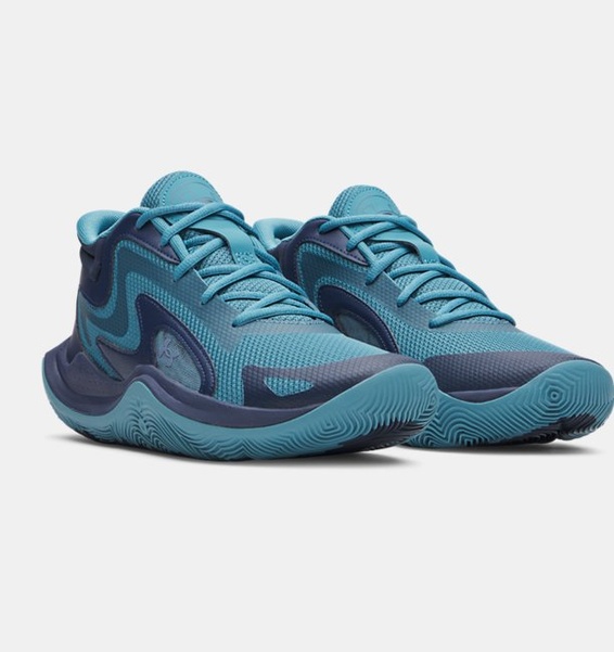 Mavi Erkek UA Jet '25 Basketbol Ayakkabısı