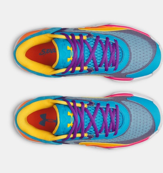 Mavi Erkek UA Spawn 7 Mid Basketbol Ayakkabısı