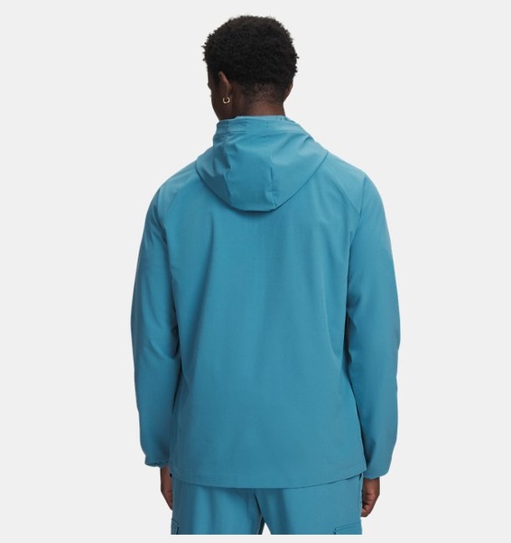 Mavi Erkek UA Stretch Woven Rüzgarlık