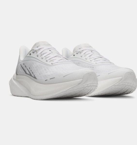 Beyaz Erkek UA Velociti Distance Koşu Ayakkabısı