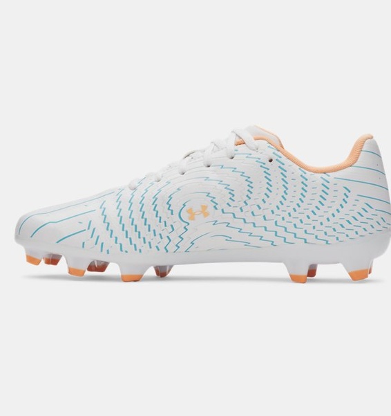 Beyaz Erkek UA U Shadow Select 4 Futbol Ayakkabısı