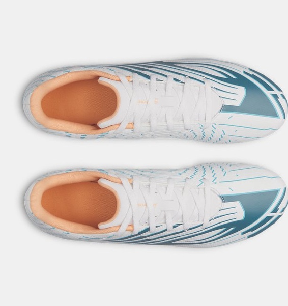 Beyaz Erkek UA U Shadow Select 4 Futbol Ayakkabısı