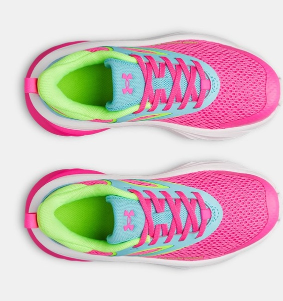 Pembe Kız Çocuk UA Rogue 6 Al Koşu Ayakkabısı