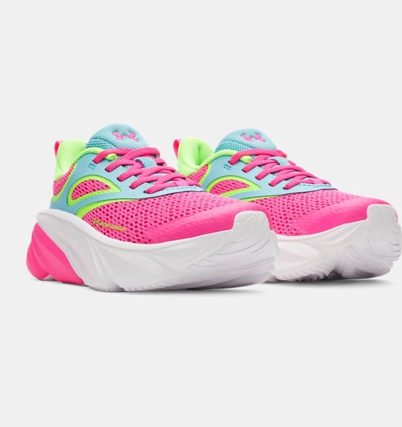 Pembe Kız Çocuk UA Rogue 6 Al Koşu Ayakkabısı