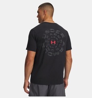 Erkek UA Blur Wordmark Kısa Kollu T-Shirt