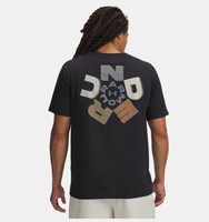 Erkek UA Radial Wordmark Kısa Kollu T-Shirt