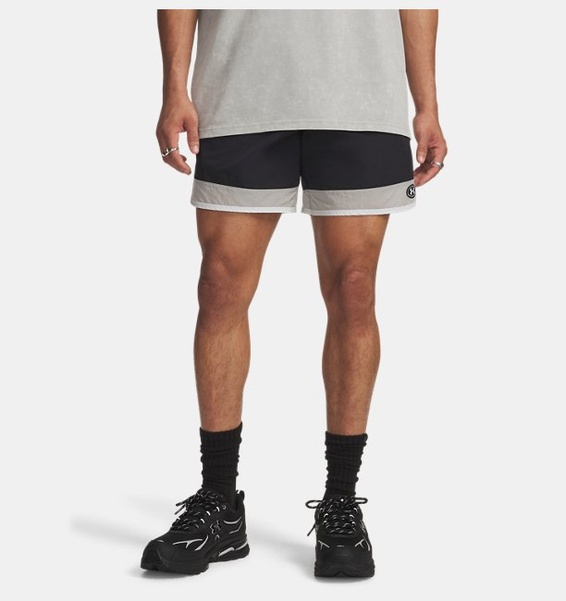 Siyah Erkek UA Icon Woven Track Şort