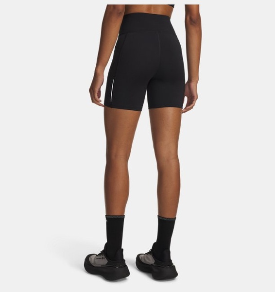 Siyah Kadın UA Velociti 6" Fitted Kısa Tayt