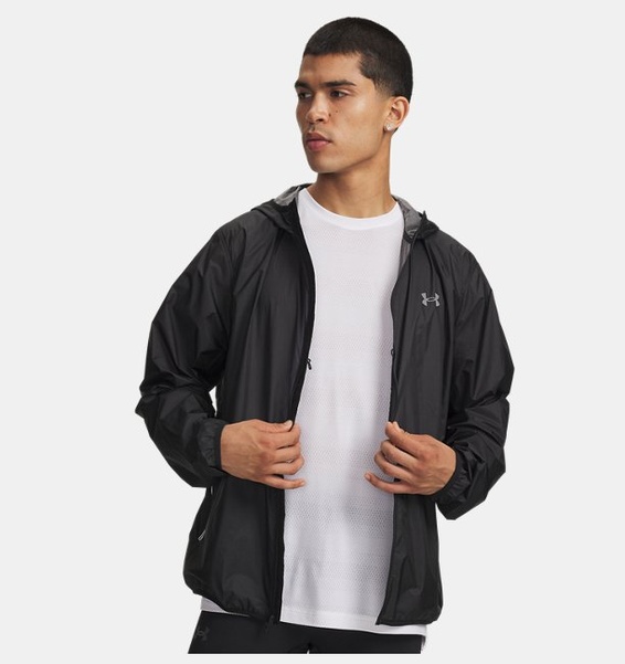 Siyah Erkek UA Velociti Pro Lightweight Rüzgarlık