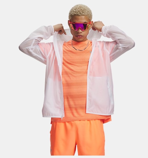 Beyaz Erkek UA Velociti Pro Lightweight Rüzgarlık